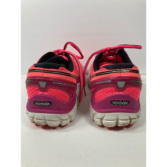 BROOKS Womens Transcend DNA Ultimate Ride Pink Running Shoes 1201501B878 Size 8 - Picture 7 of 10